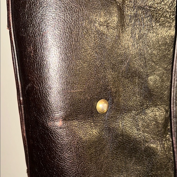 COPY-Yves Saint Laurent Dark Brown Leather Bag - Picture 14 of 15